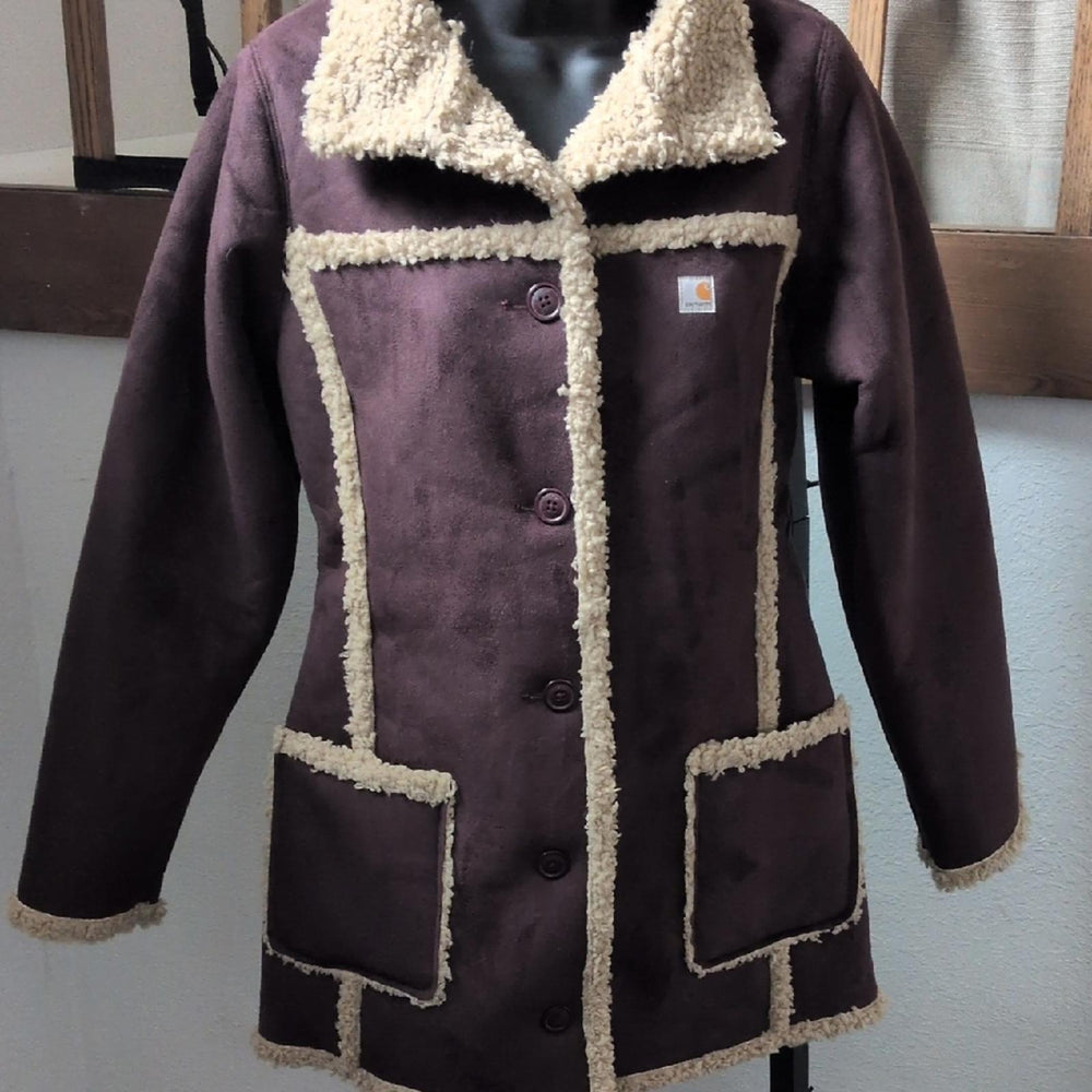 Carhartt Boulder Suede and Sherpa Parka - Xs