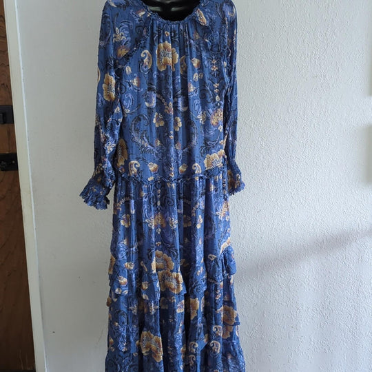 Spell and the Gypsy Aurora Boho long sleeve midi dress