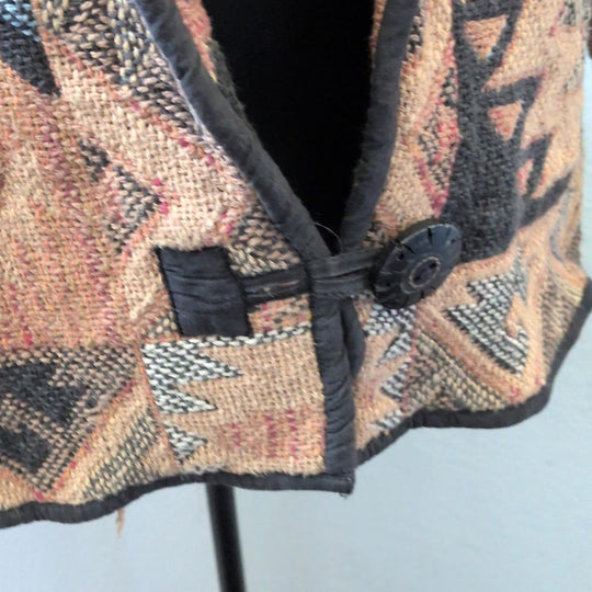 Vintage Flashback Southwestern Cropped Jacket - Medium
