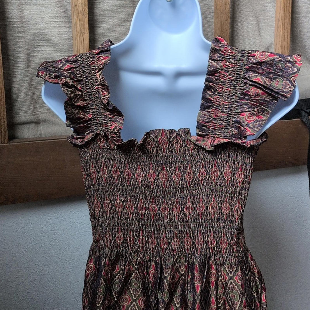 Hill House Home Ellie Nap Dress In Jewel Brocade Size Xxs