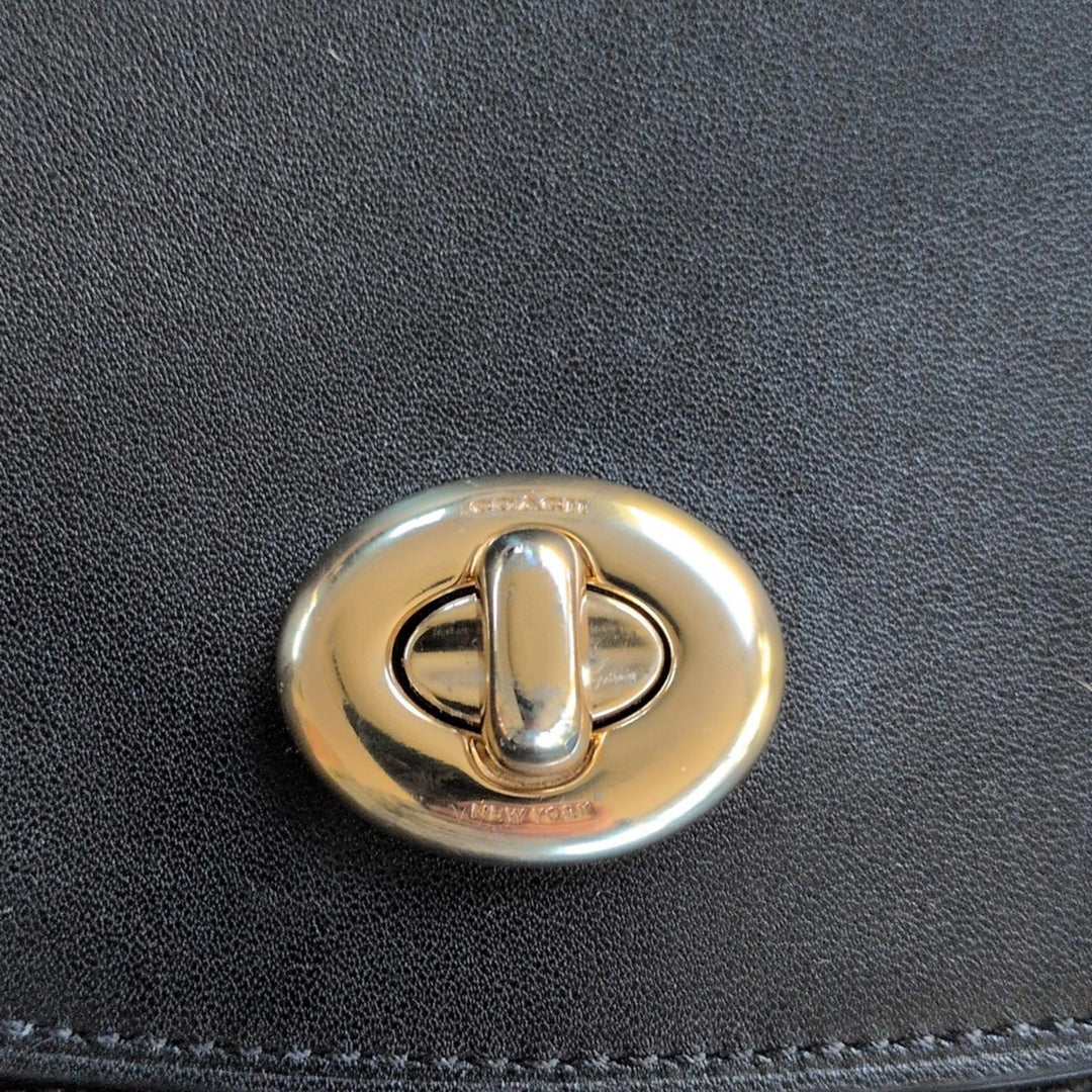 Coach Tilly Top Handle Purse With Dark Signature Print Bottom