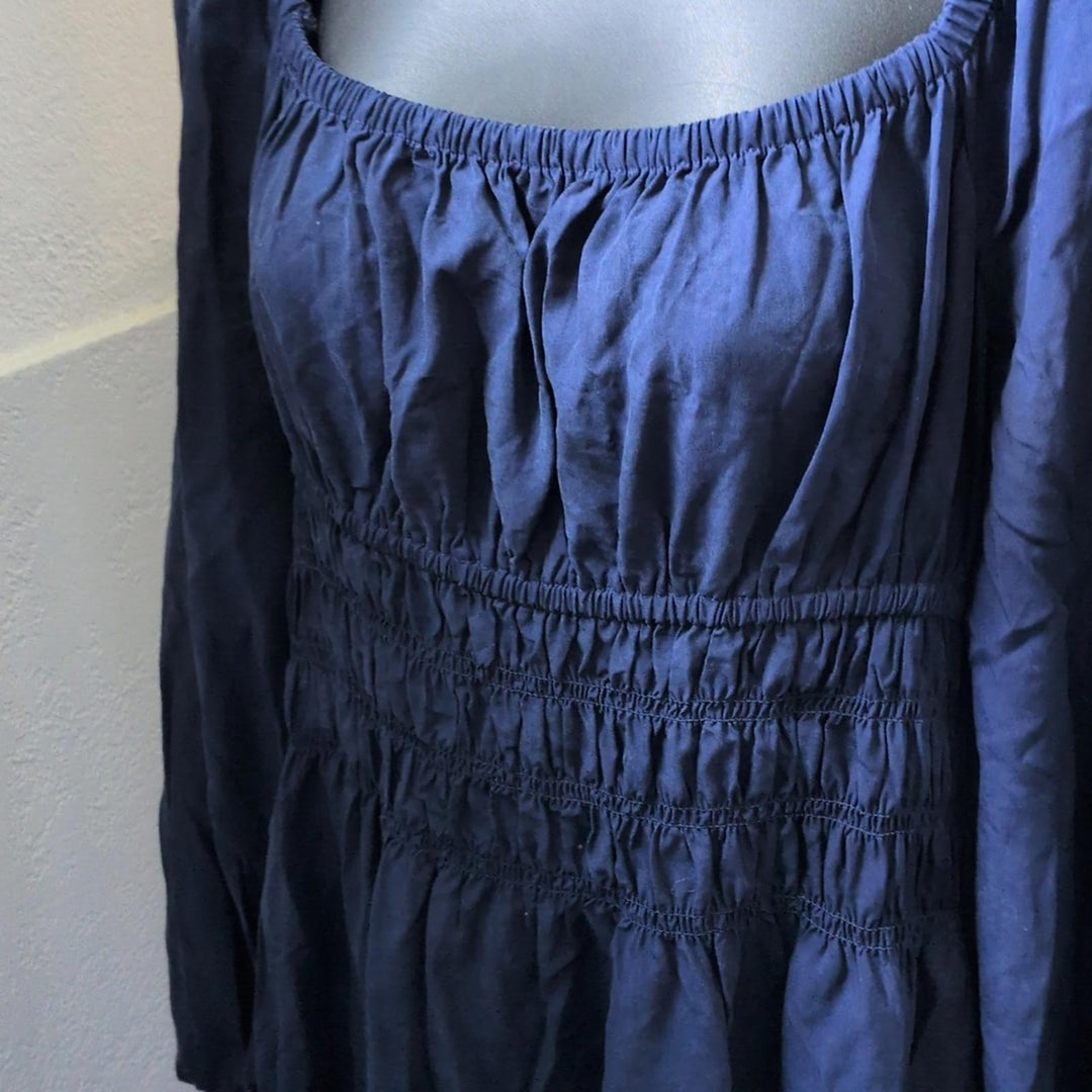 Hill house Home Jasmine Nap Dress In Navy Blue - Medium
