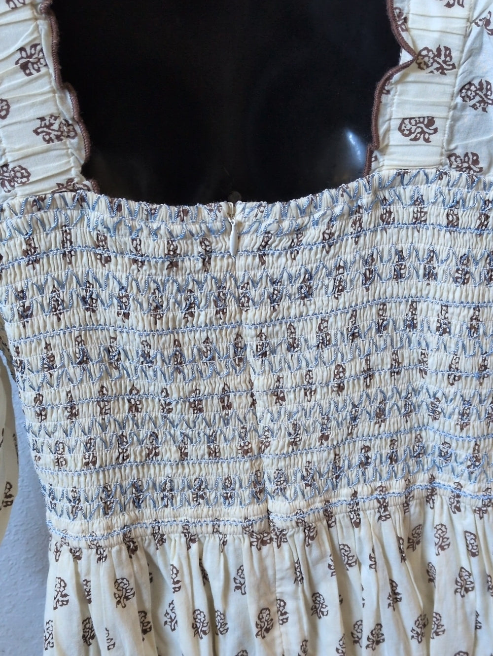 Pink Chicken Women's Serena Dress In Brown Tiny Floral Size M