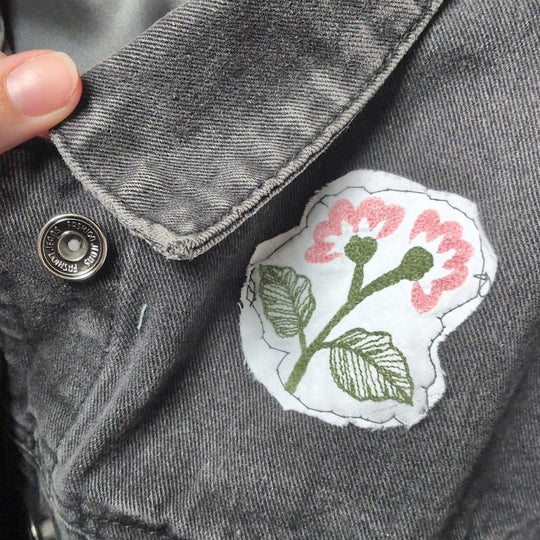 Upcycled By Unpacka Embroidered Vintage Bear Jacket - Medium