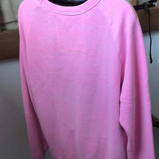 Aviator Nation Upcycled Light Pink Heart Sweater