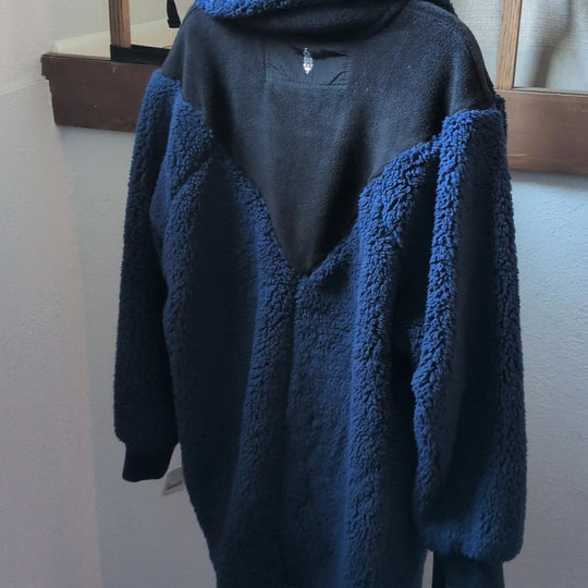 Free People Fall To Rise Quarter Zip Fleece - Medium