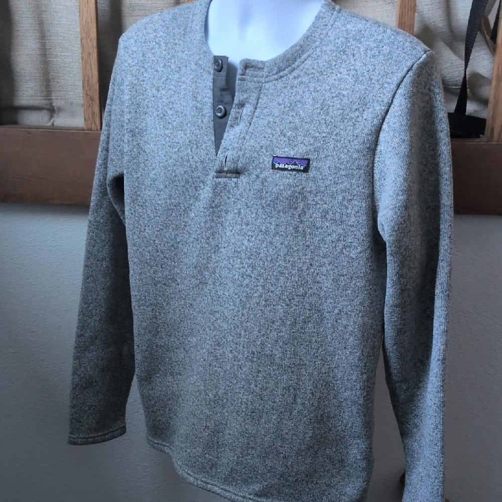 Patagonia Better Sweater Henley Ribbed Heather Knit - Medium