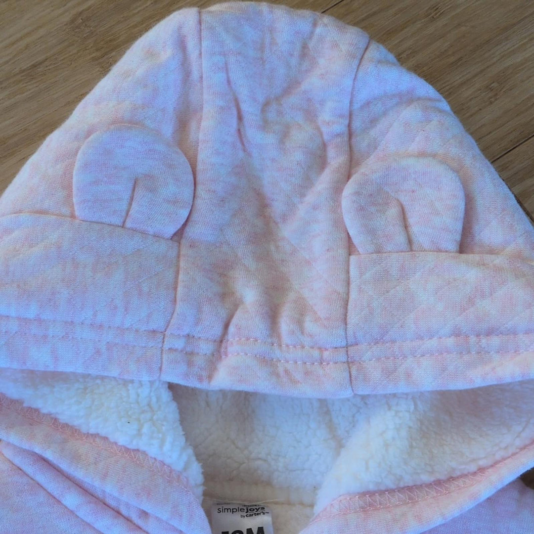 Simple joys by Carter's girls ears hoodie - 12 months.