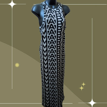 Marc Jacobs Monogram Racer Rib Dress - Medium