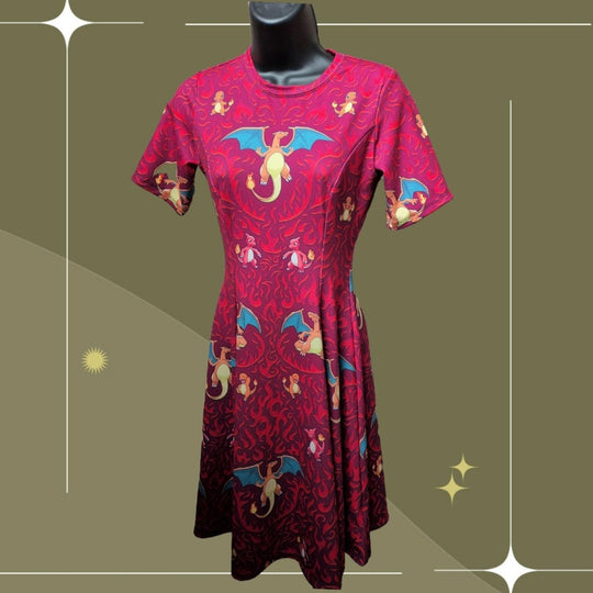 BlackMilk x Pokémon Charizard Skater Dress - XS