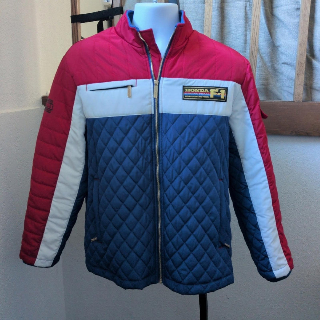 Vintage Culture 1983 Honda Racing Team F1 Quilted Jacket - Large