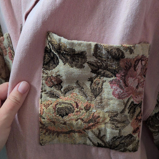 Pol Oversized Floral Jacket Shirt