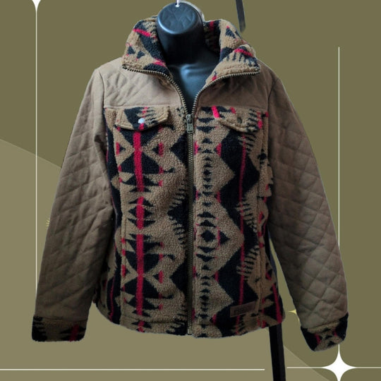 Pendleton Prairie Smoke Quilted Jacket - Medium