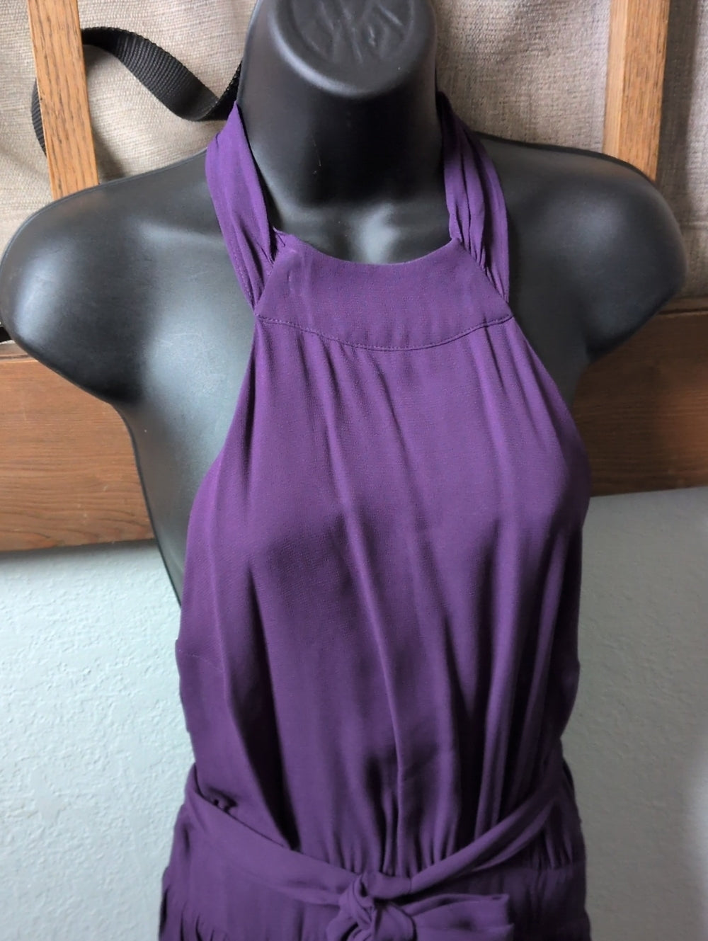 Reformation Andee Dress in "Raisin" deep purple size 10