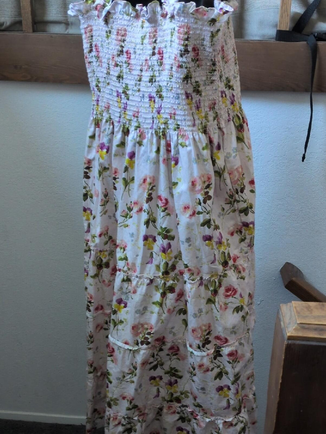 Hill House Home Ellie Nap Dress In Pink Blue bonnet Floral - XXXL