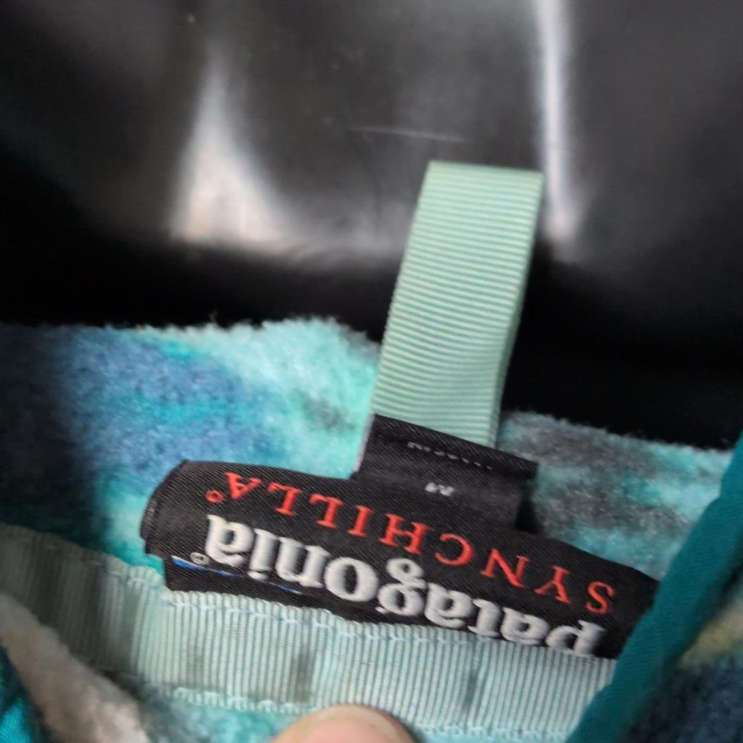 Patagonia Synchilla Trout Tales Elwha Blue Sweater- Medium