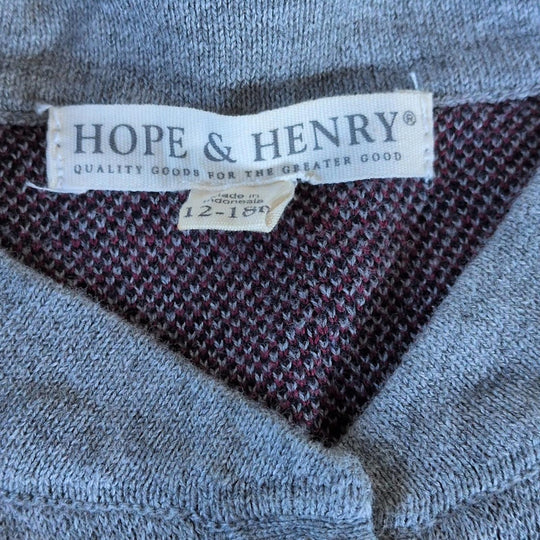 Hope And Henry Plaid Poncho Cape