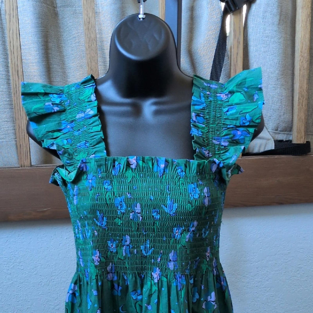 Hill House Home Ellie Nap Dress In Space Floral - Extra Small