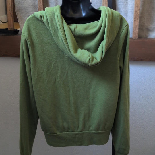 Aviator Nation Green Zip Up Hoodie - XS