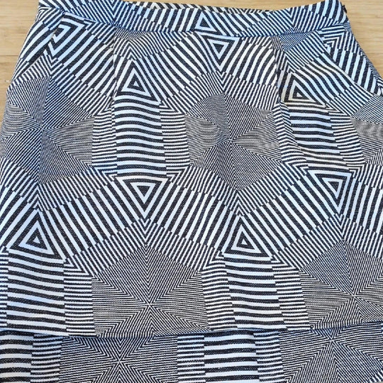 HD In Paris By Anthropologie Geometric Pencil Skirt - Large