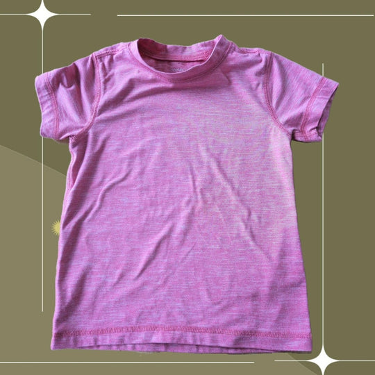 JCrew Crewcuts Performance Tee In Pink Size 2