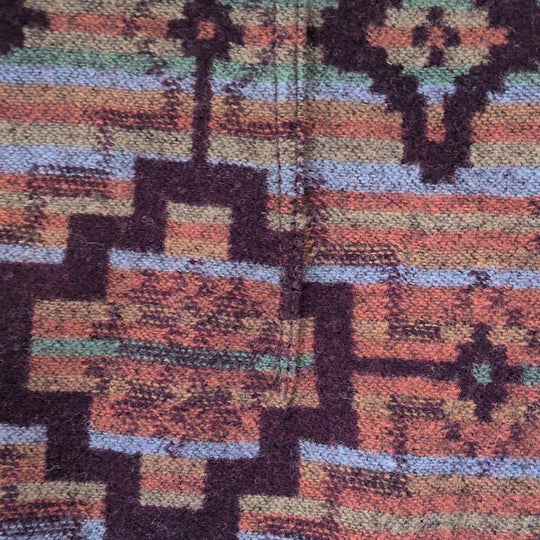 Reversible Pendleton Aztec Southwestern Mulberry Skirt - US2