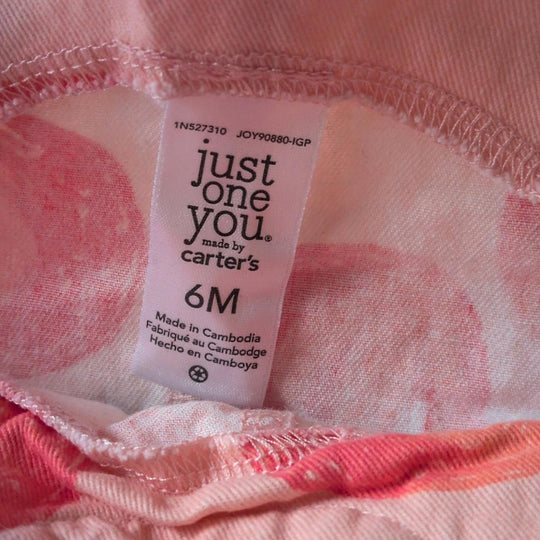 Carter's Just One You Peaches Jumper Size 6mo