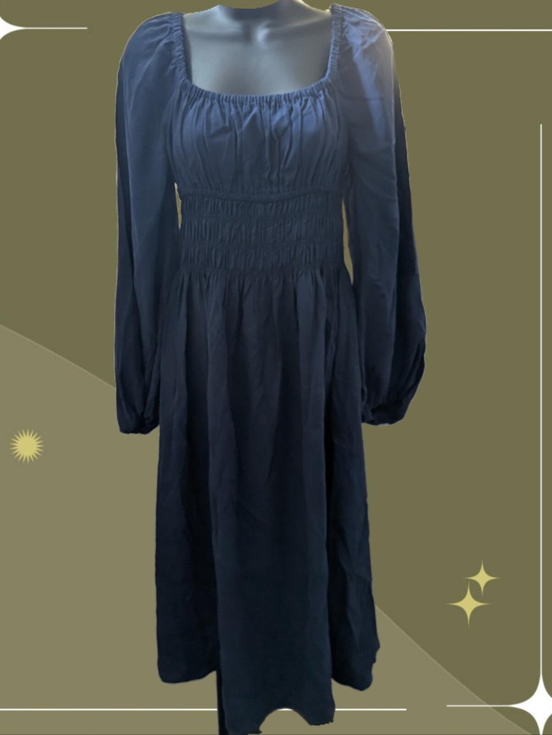 Hill House The Jasmine Long Sleeve Nap Dress - Small