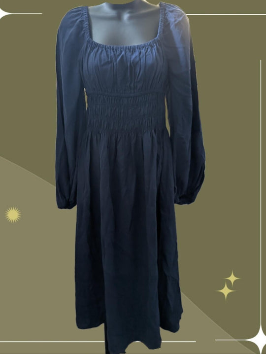 Hill House The Jasmine Long Sleeve Nap Dress - Small