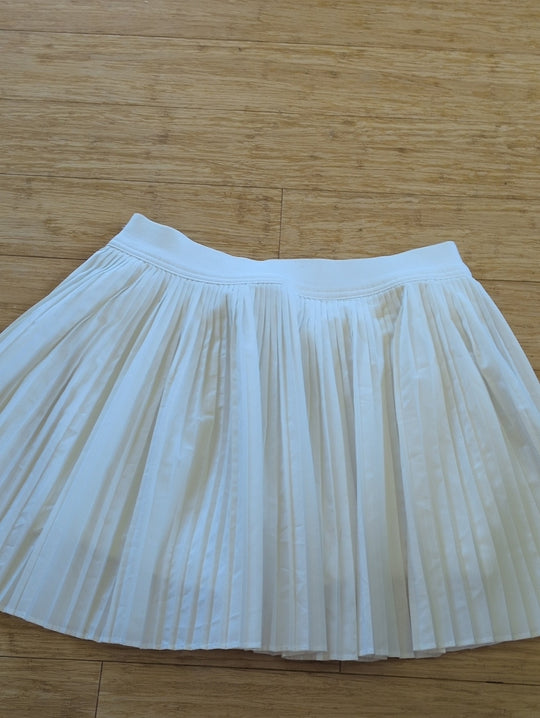 Old Navy Pleated White Tennis Mini Skort -  Small