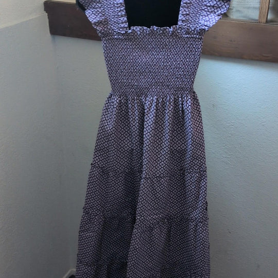 Hill House Home Plum Jacquard Ellie Nap Dress - Extra Extra Small