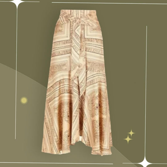 Free People Hampton Wrap Skirt In Tan