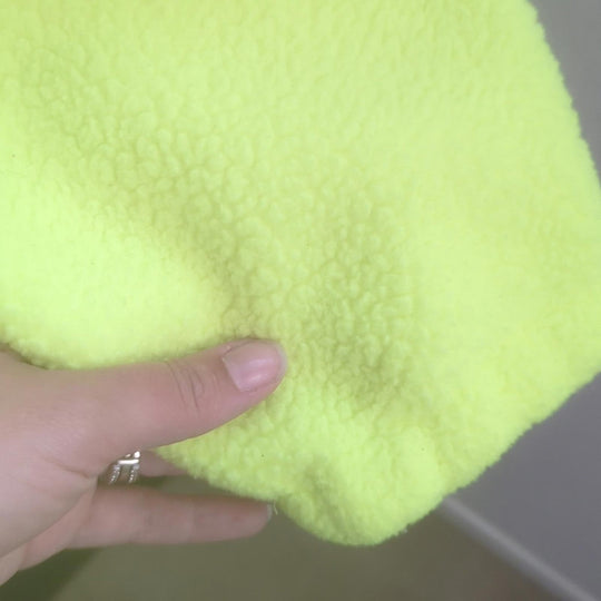 Free People Hit The Slopes Jacket In Highlighter Yellow