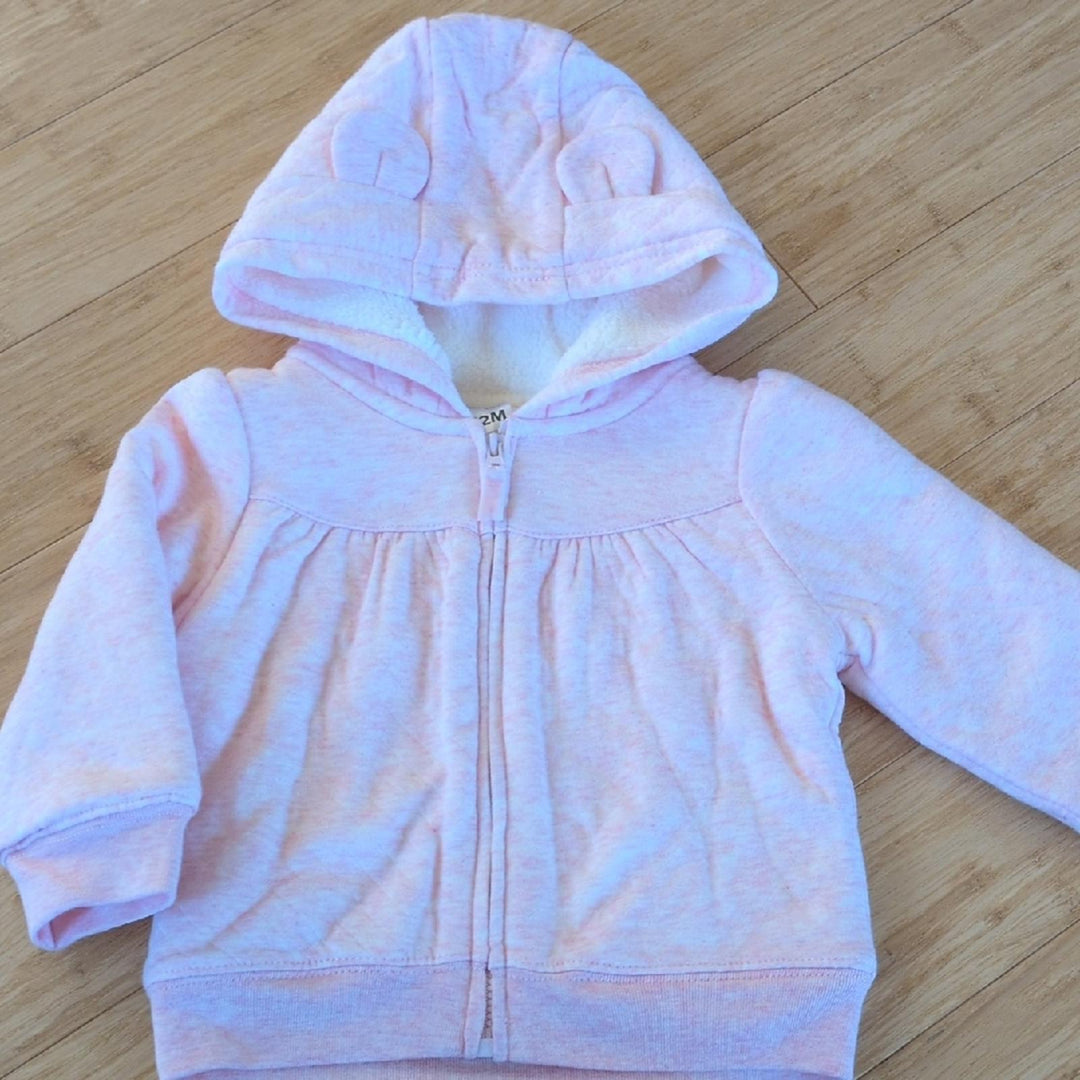 Simple joys by Carter's girls ears hoodie - 12 months.