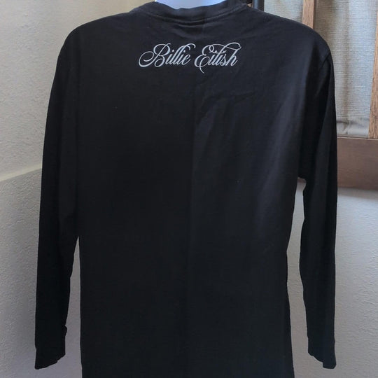 Billie Eilish Happier Than Ever Long Sleeve Black Tour Tee - Large