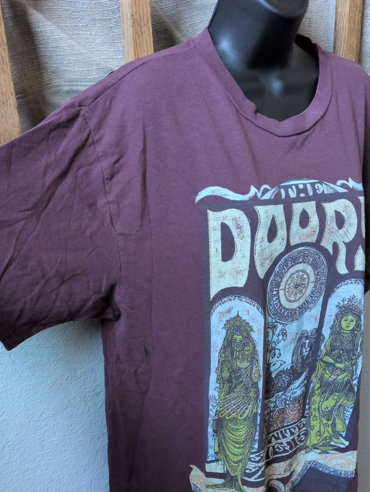 Rare Daydreamer X free People The Doors Long Mauve Tee Dress Size M