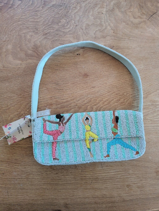 Viral Hand beaded Namaste Yoga Shoulder Bag Purse