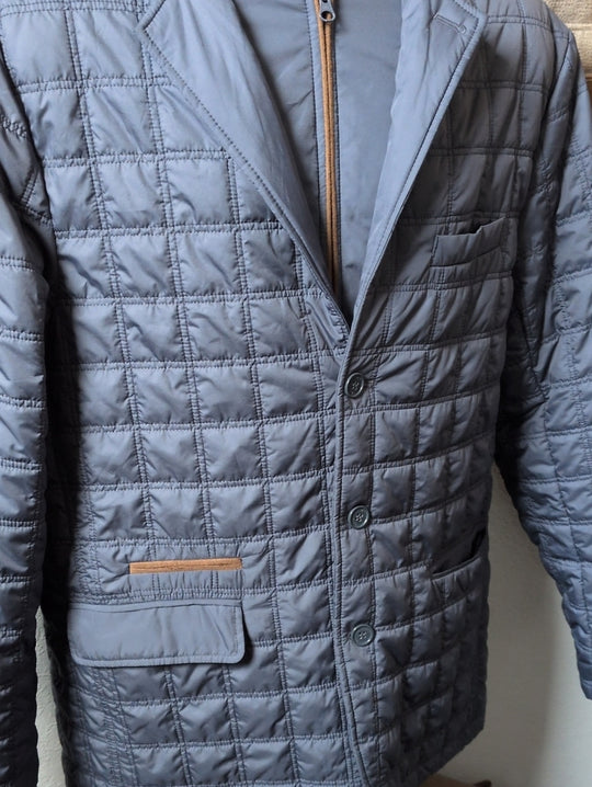 Tailorbyrd Men's Quilted Dickey Blazer Jacket est size L