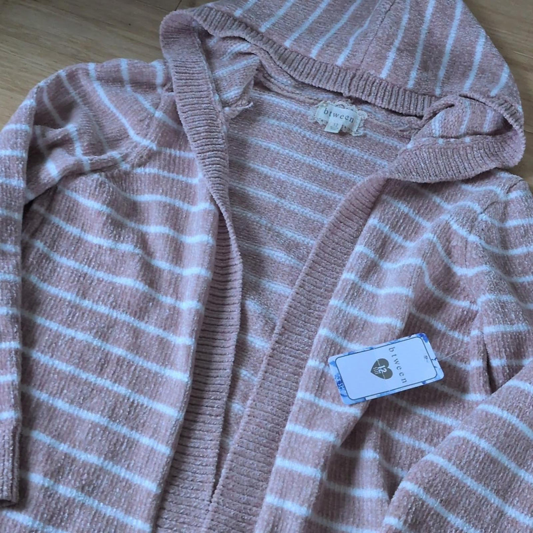 Girls Btween Striped Sweater - 12