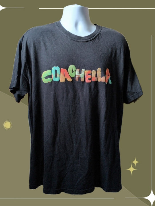 Coachella 2024 Official Line Up Desert Elements Tee - XL