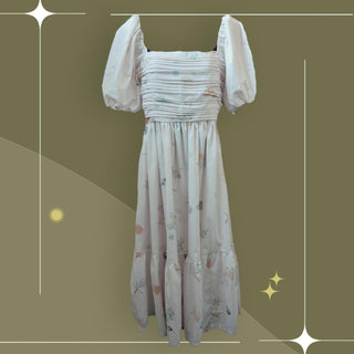 Abercrombie Seashell Print Emerson Dress  - Small