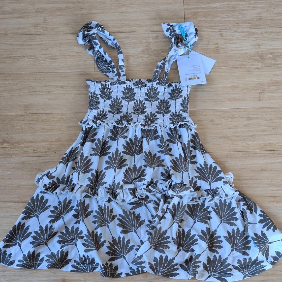 Girls Posh Peanut X Loft Palm Dress - 5T