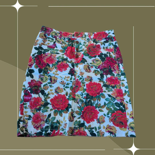 Maeve by Anthropologie pencil skirt in bright floral- US 12