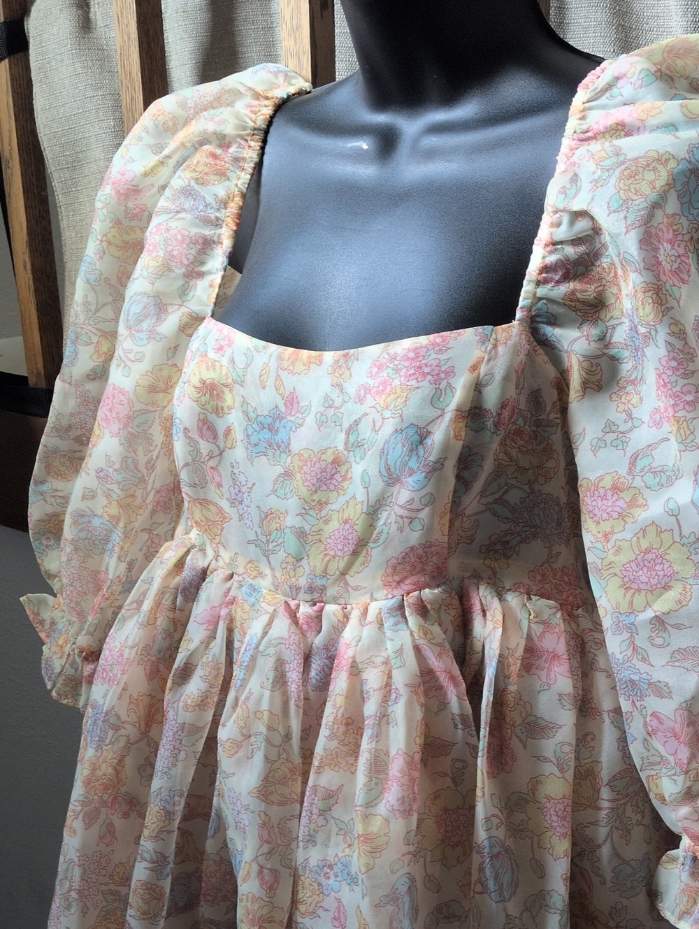 Selkie French Puff Dress In Hans Christian Andersen - Medium