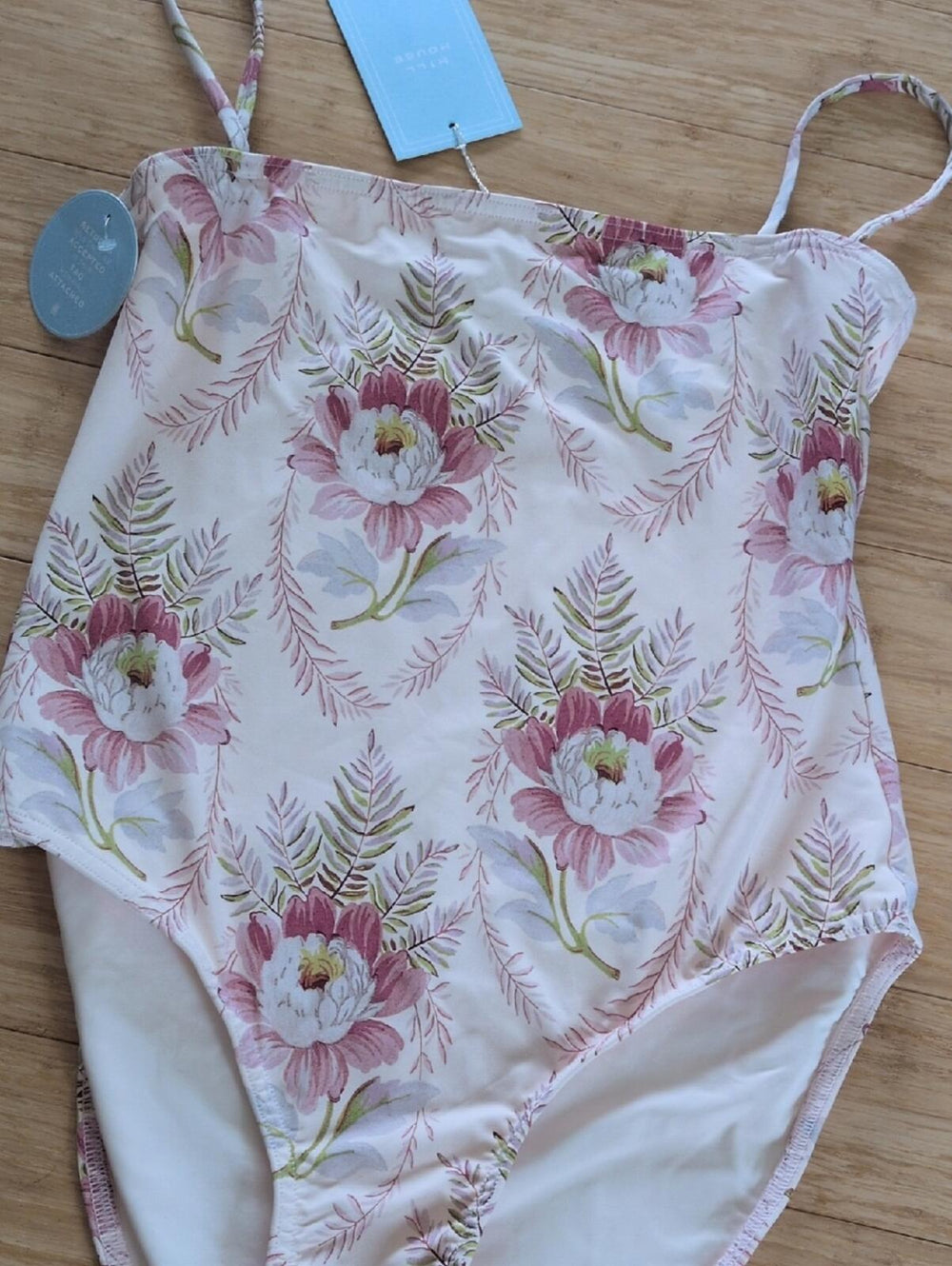 Hill House Giana One Piece Swimsuit In Paradise Floral - XL
