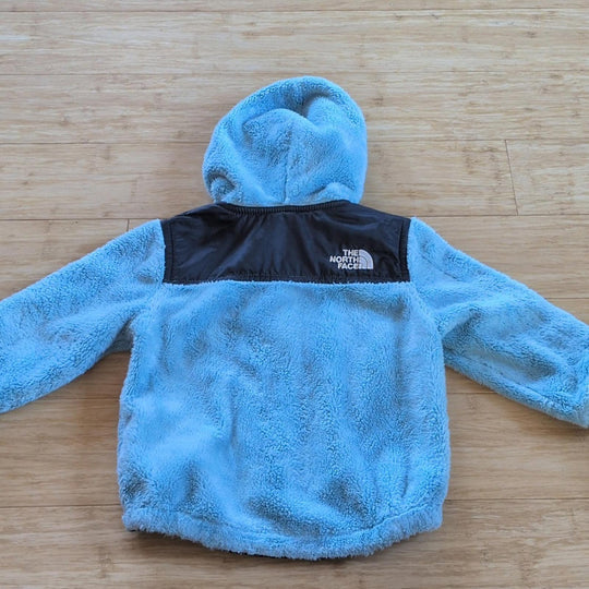 North Face Oso Light Weight Soft Blue Zip Jacket -  6-12 Mo
