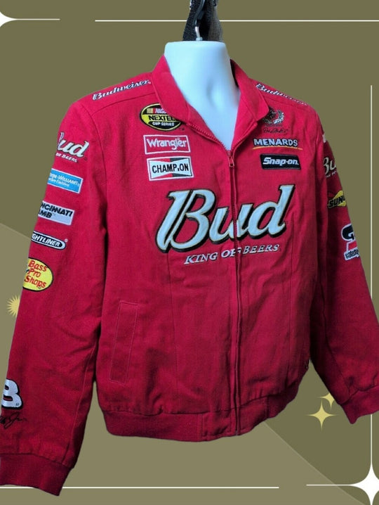 Women's vintage Chase Authentics Dale Earnhardt Jr. Budweiser jacket - Large