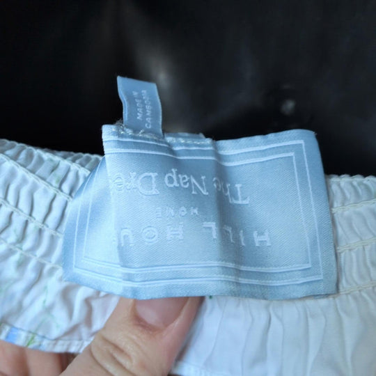 Hill house Home Ellie White Patchwork Floral Midi Dress - Small