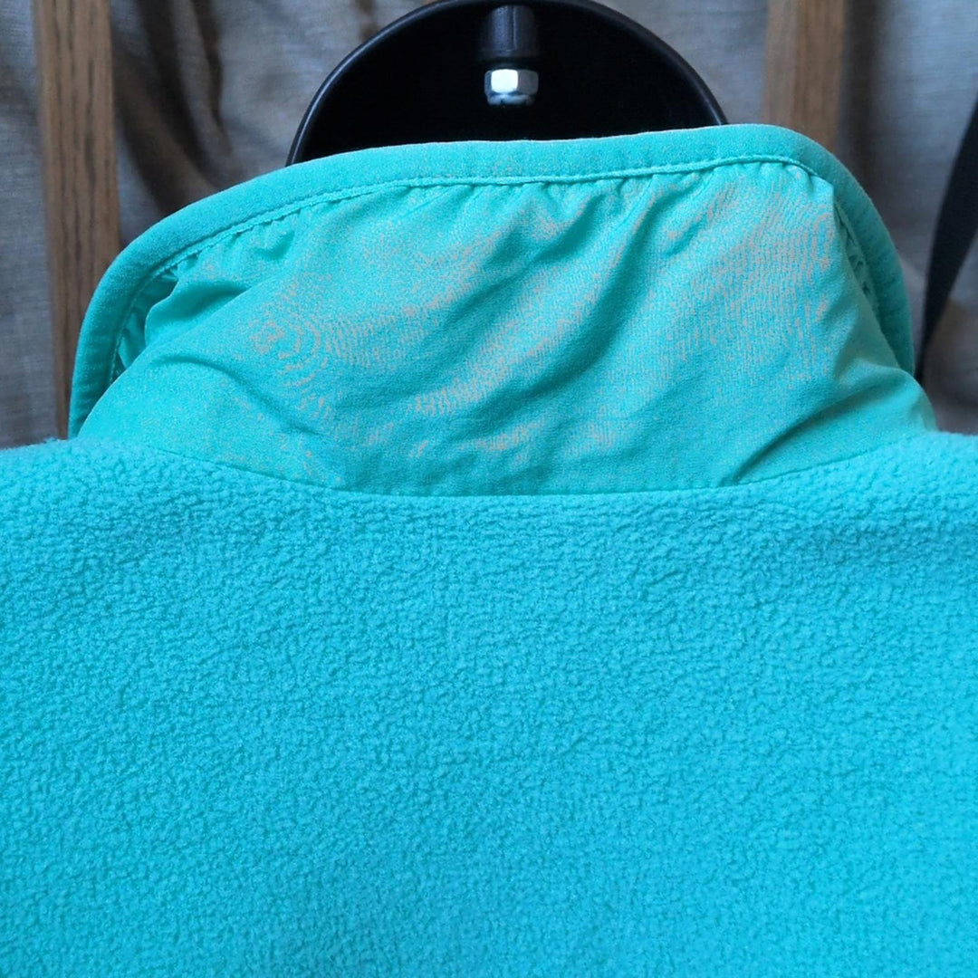 Vintage Patagonia Teal Zip Up Synchilla Fleece - Large