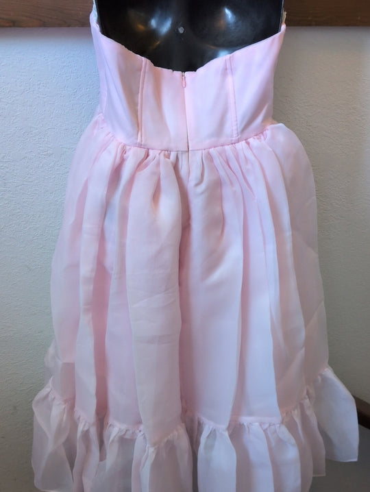 Selkie French Corset Dress in  Ballerina (pink) - Small